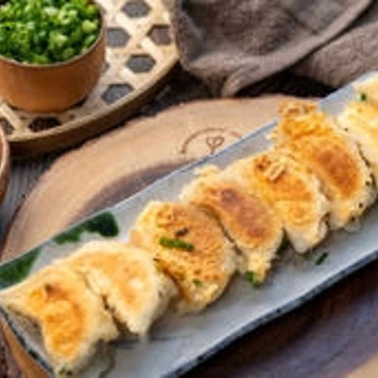Savor our pot stickers
